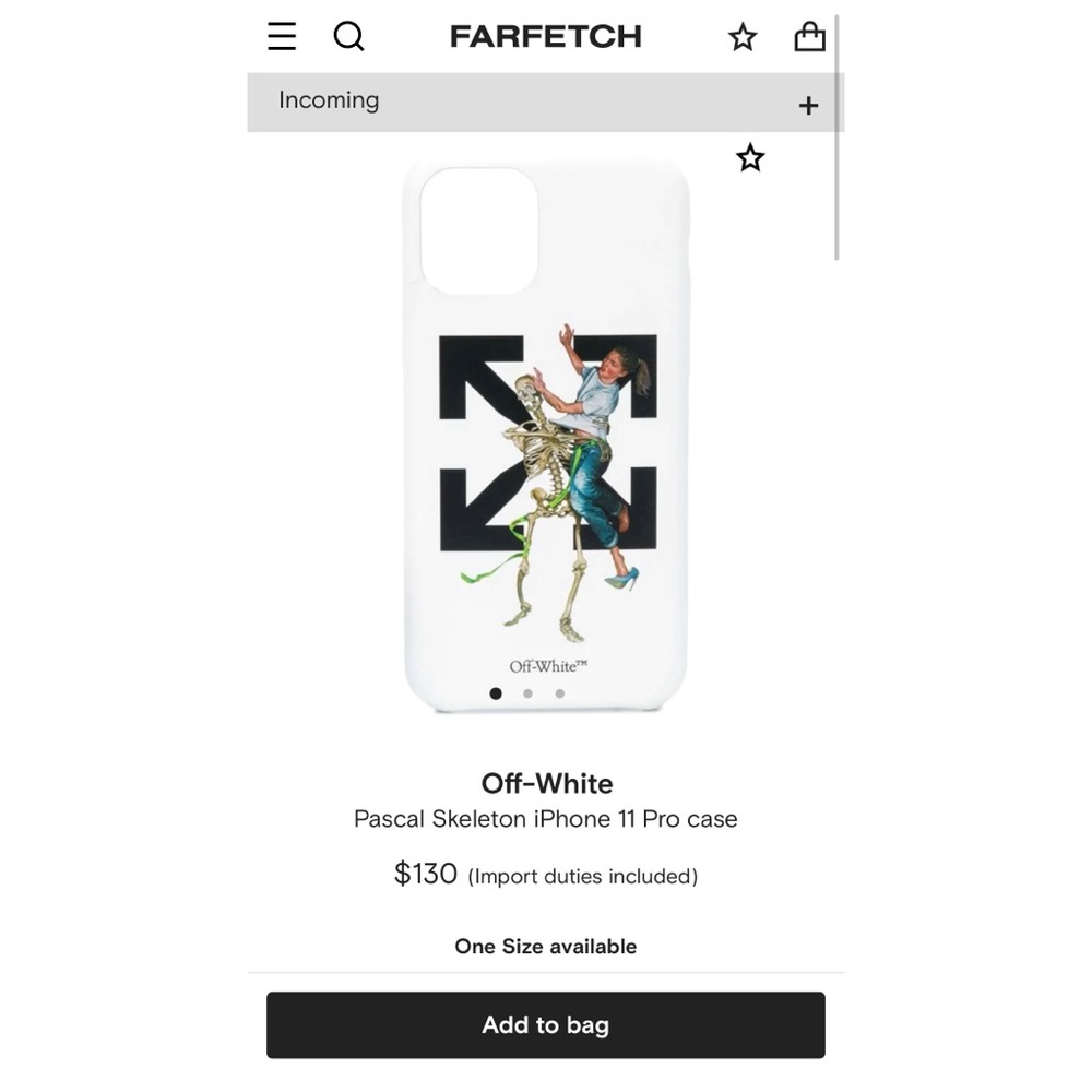 Off-White iPhone 11 Pro Phone Case